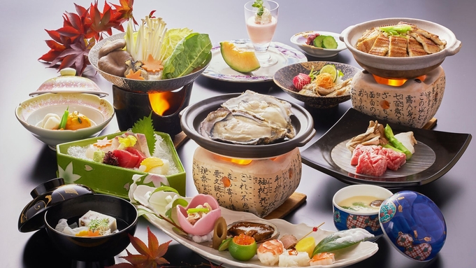 【旬と名物を味わう入門コース】宮島に行ったら食べておきたい！牡蠣・牛肉・穴子★3大グルメプラン♪